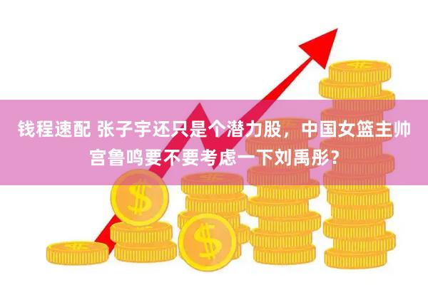 钱程速配 张子宇还只是个潜力股，中国女篮主帅宫鲁鸣要不要考虑一下刘禹彤？
