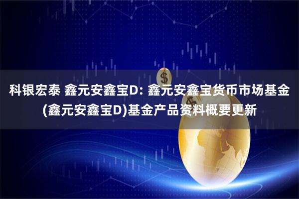 科银宏泰 鑫元安鑫宝D: 鑫元安鑫宝货币市场基金(鑫元安鑫宝D)基金产品资料概要更新